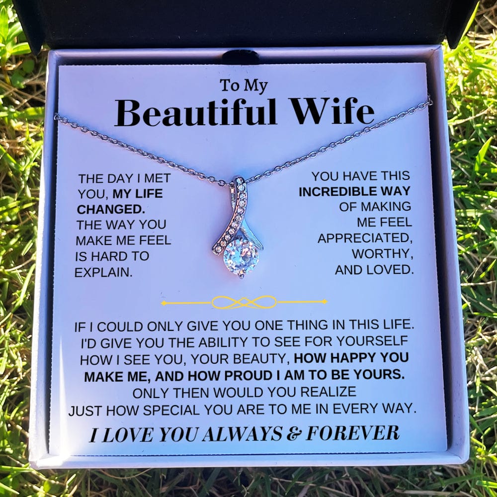Jewelry To My Beautiful Wife - Beautiful Gift Set - SS162W