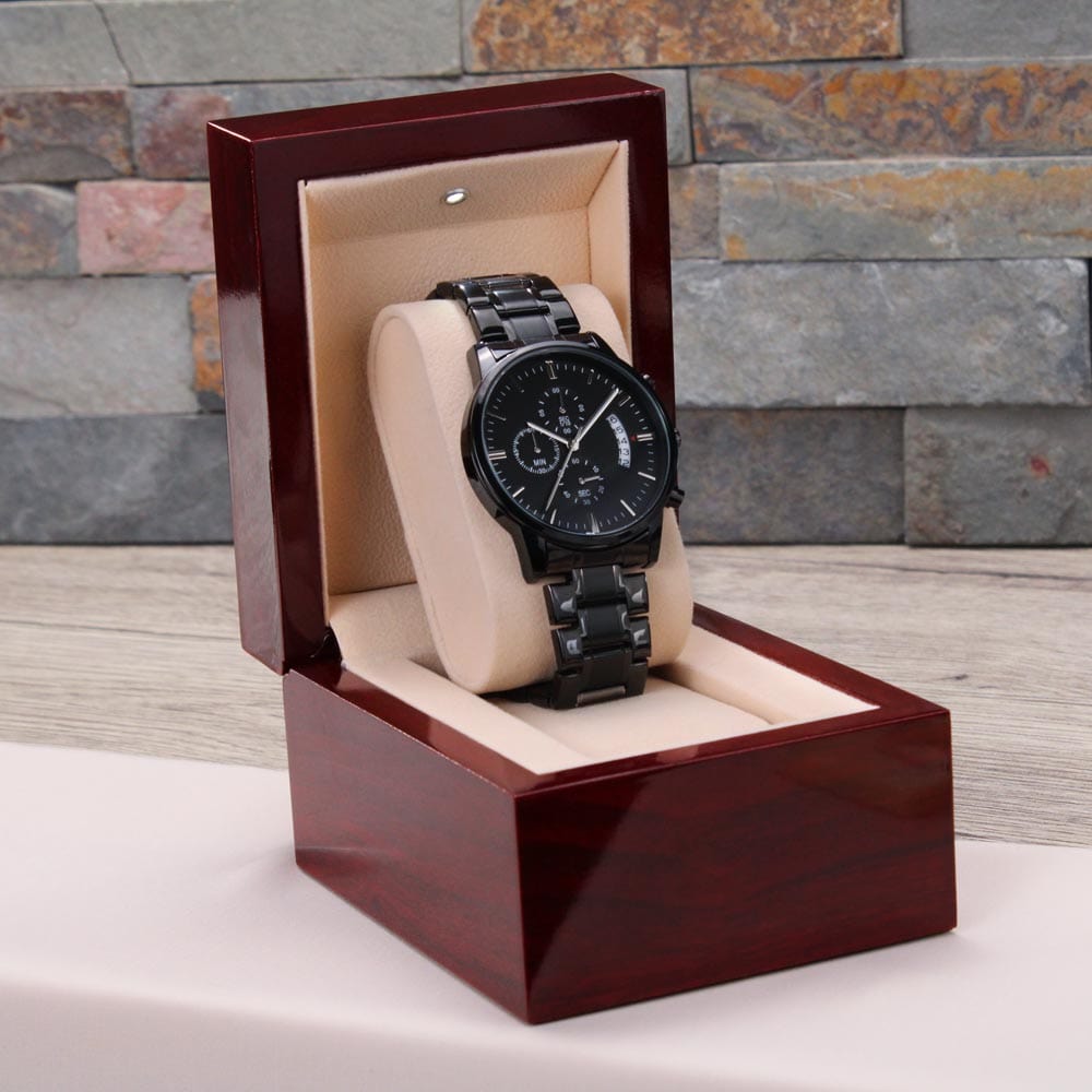 Jewelry To My Bonus Dad - Engraved Premium Watch - SS227
