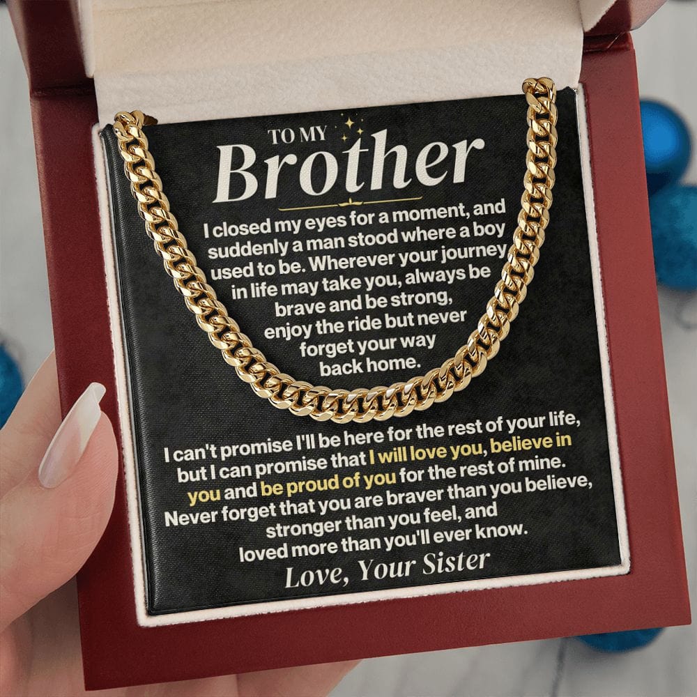 Jewelry To My Brother - Rest Of Mine - Gift Set - SS335