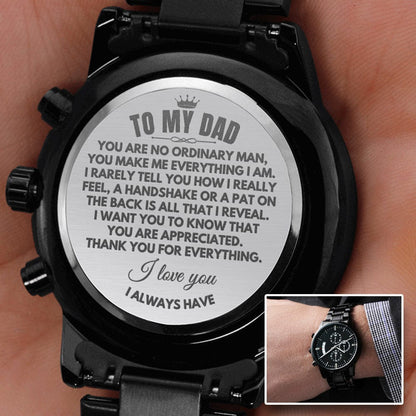 Jewelry To My Dad - Engraved Premium Watch - SS217