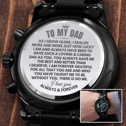 Jewelry To My Dad - Engraved Premium Watch - SS218