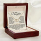 Jewelry To My Daughter - 0.07 Ct Solid 10k Gold w/ 18 Single-cut Diamonds - Gift Set - SS272