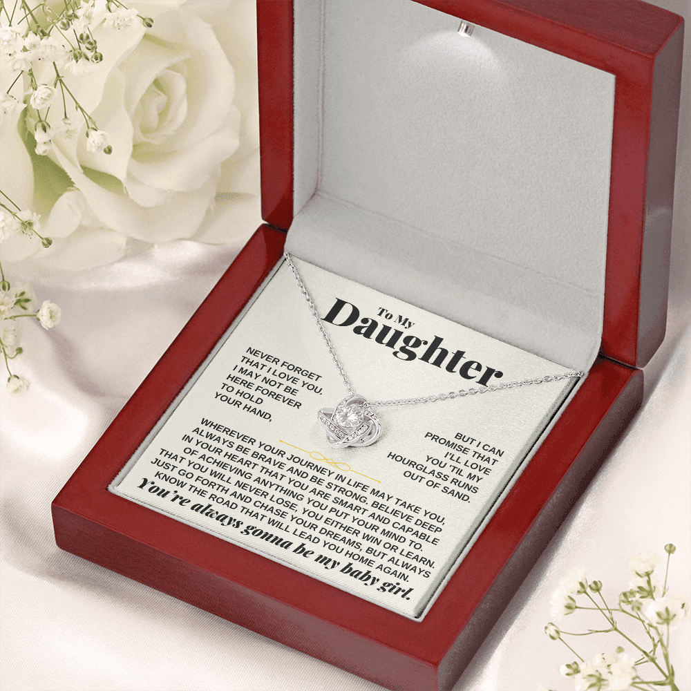 Jewelry To My Daughter - Beautiful Love Knot Gift Set - SS249