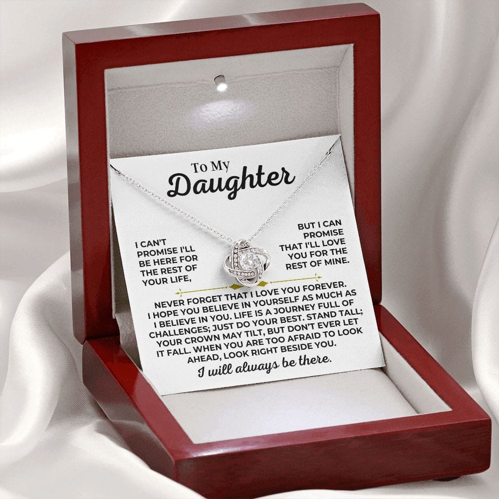 Jewelry To My Daughter - Beautiful Love Knot Gift Set - SS442