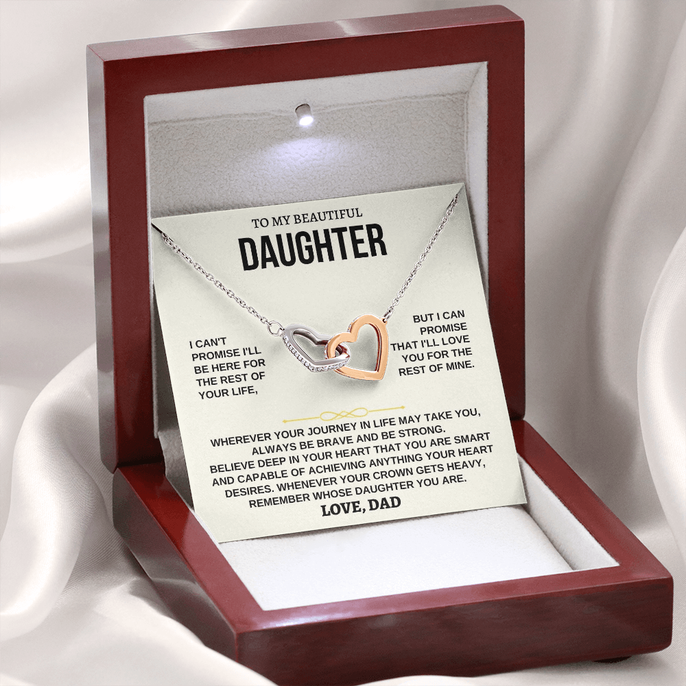 Jewelry To My Daughter - Love Dad - Beautiful Gift Set - SS117DV3
