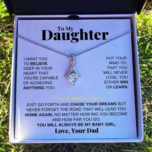 Jewelry To My Daughter - Love Dad - Beautiful Gift Set - SS205