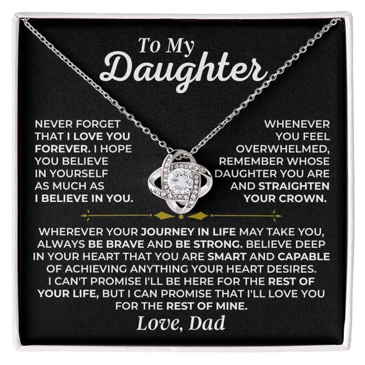 Jewelry To My Daughter - Love Dad - Beautiful Gift Set - SS461D