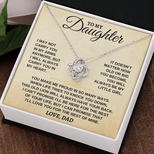 Jewelry To My Daughter - Love Dad - Necklace Gift Set - SS271