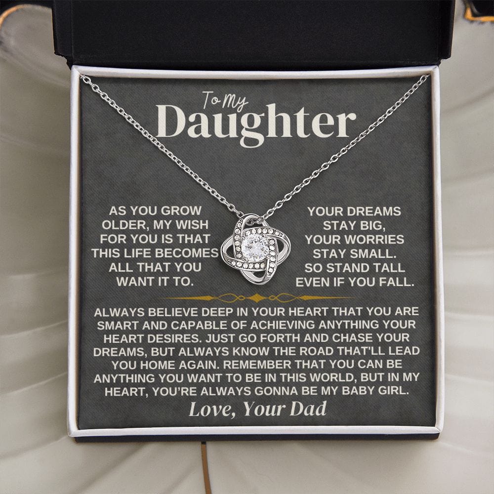 Jewelry To My Daughter - Love Dad - Necklace Gift Set - SS307