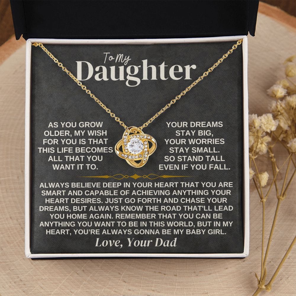 Gold necklace online for my daughter