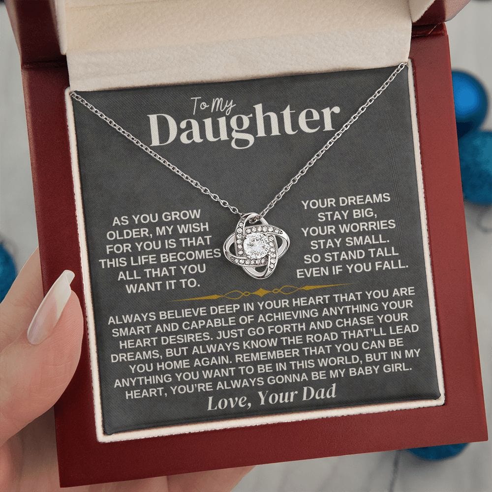 Jewelry To My Daughter - Love Dad - Necklace Gift Set - SS307