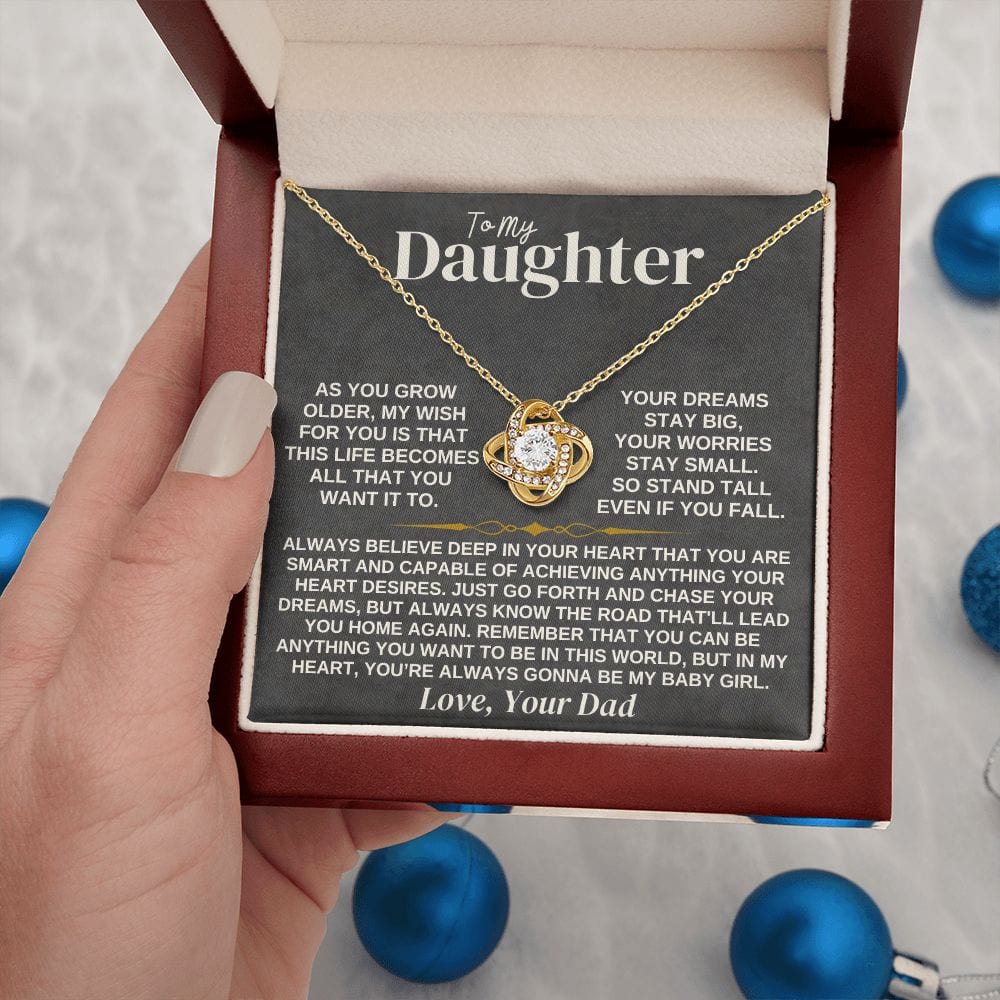 Jewelry To My Daughter - Love Dad - Necklace Gift Set - SS307