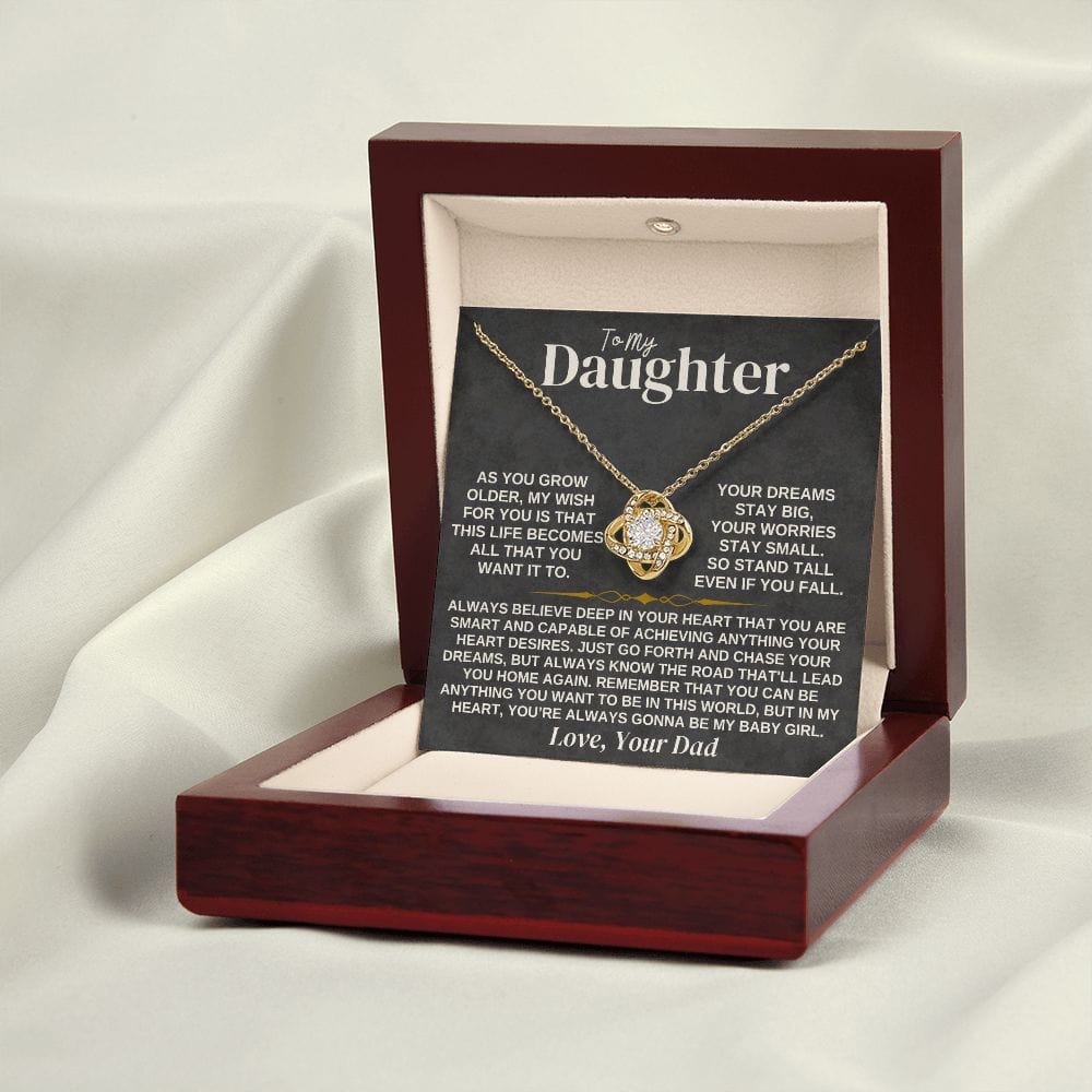 Jewelry To My Daughter - Love Dad - Necklace Gift Set - SS307