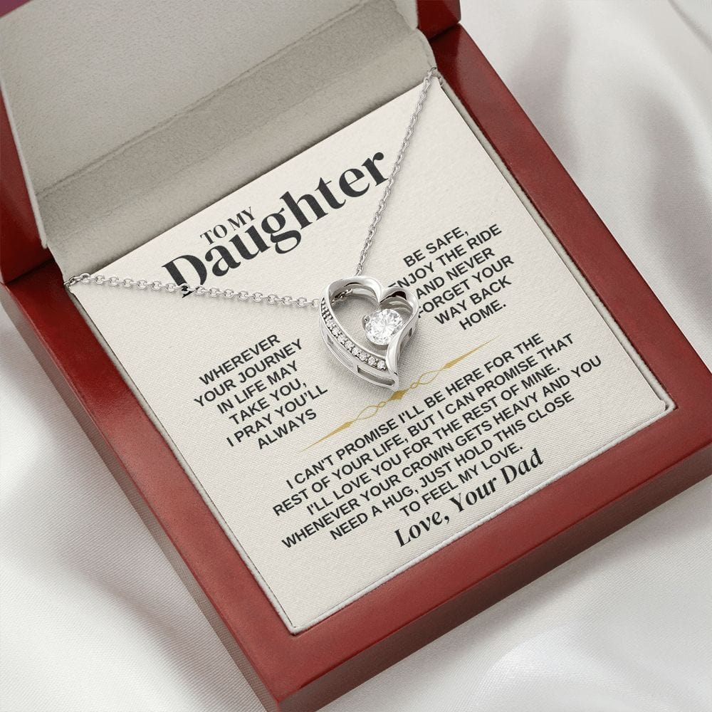 Jewelry To My Daughter - Love Dad - Necklace Gift Set - SS308