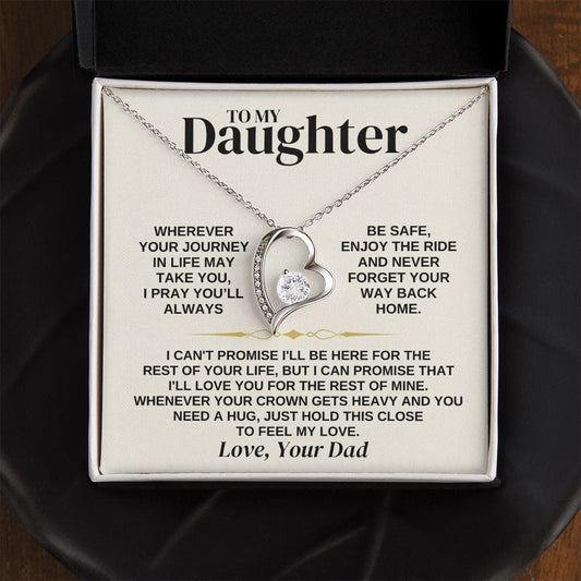 Jewelry To My Daughter - Love Dad - Necklace Gift Set - SS308