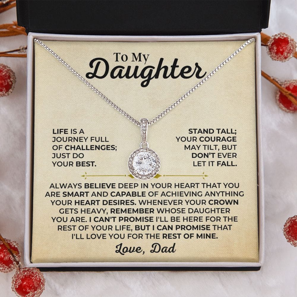 Jewelry To My Daughter - Love Dad - Rest Of Mine - Beautiful Gift Set - SS438D
