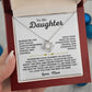Jewelry To My Daughter - Love, Mom - Beautiful Love Knot Gift Set - SS443
