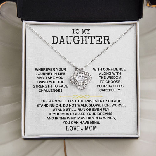 Jewelry To My Daughter - Love Mom - Meaningful Gift Set - SS379