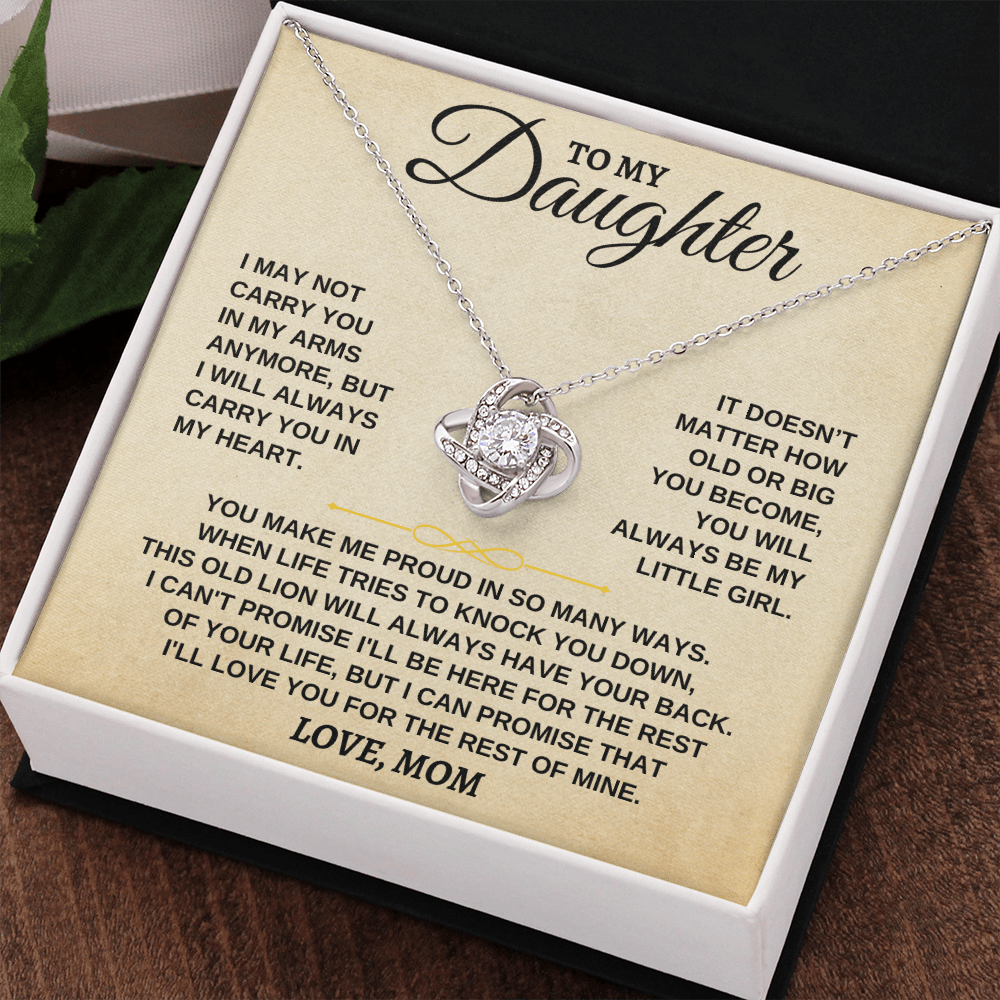 Jewelry To My Daughter - Love Mom - Necklace Gift Set - SS271M