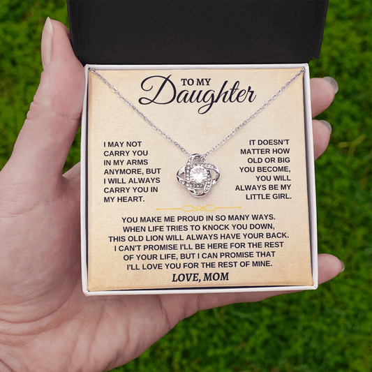 Jewelry To My Daughter - Love Mom - Necklace Gift Set - SS271M