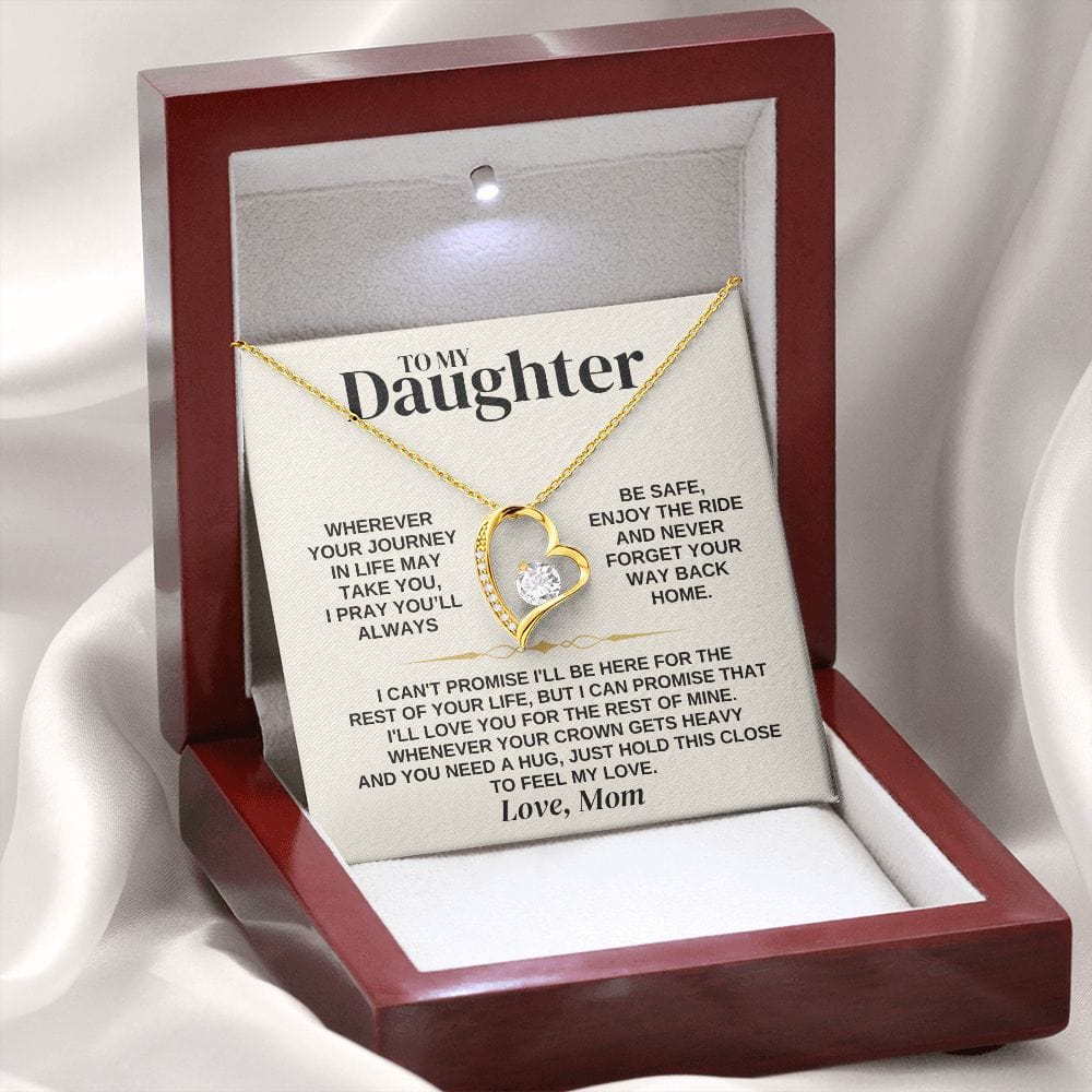 Jewelry To My Daughter - Love Mom - Necklace Gift Set - SS308