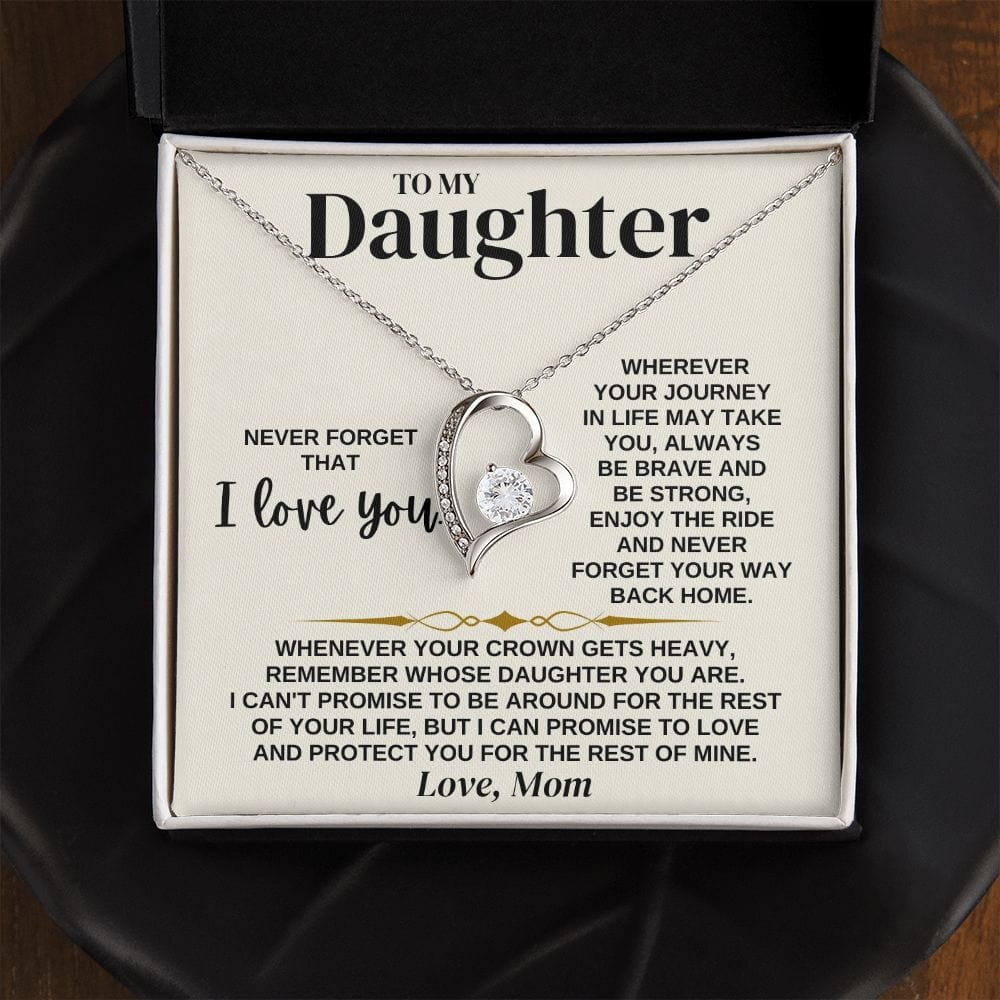 Jewelry To My Daughter - Love Mom - Necklace Gift Set - SS317