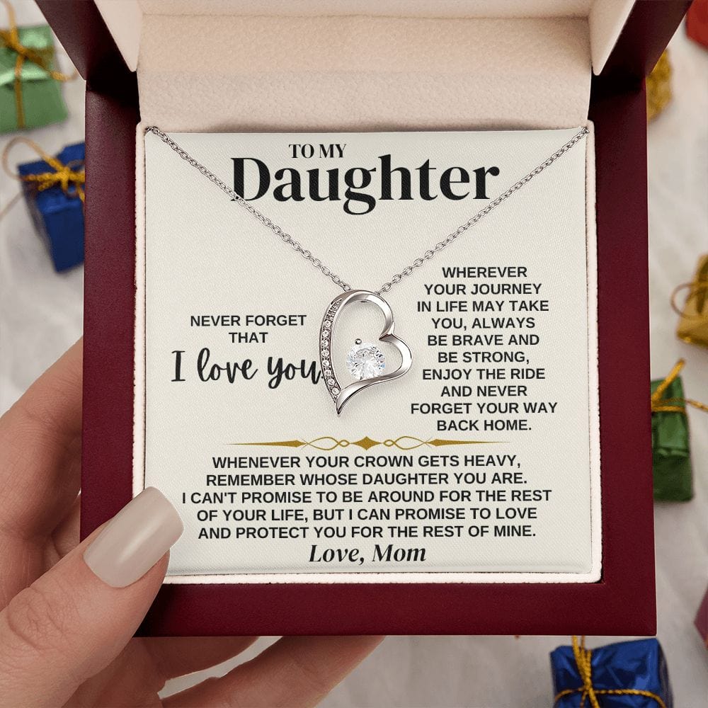Jewelry To My Daughter - Love Mom - Necklace Gift Set - SS317