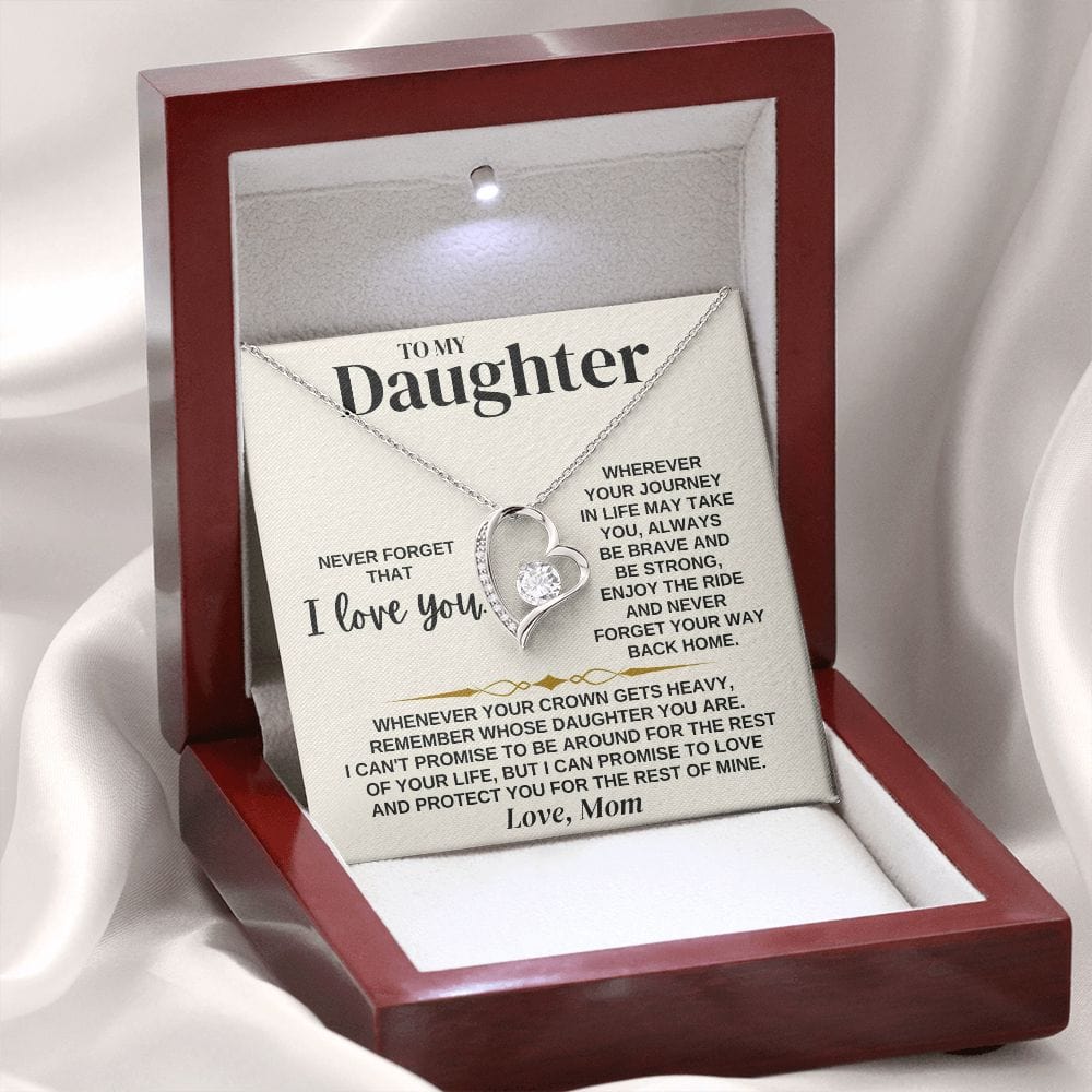 Jewelry To My Daughter - Love Mom - Necklace Gift Set - SS317