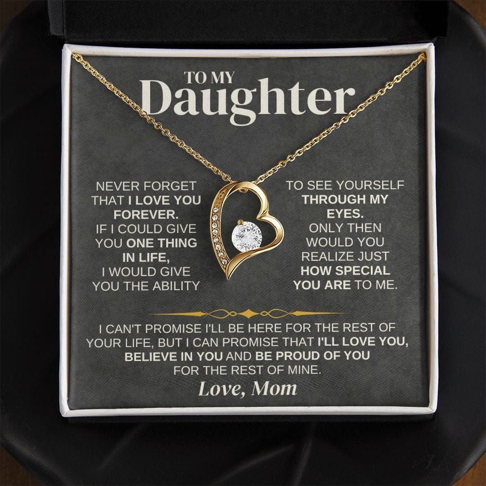 Jewelry To My Daughter - Love Mom - Necklace Gift Set - SS332