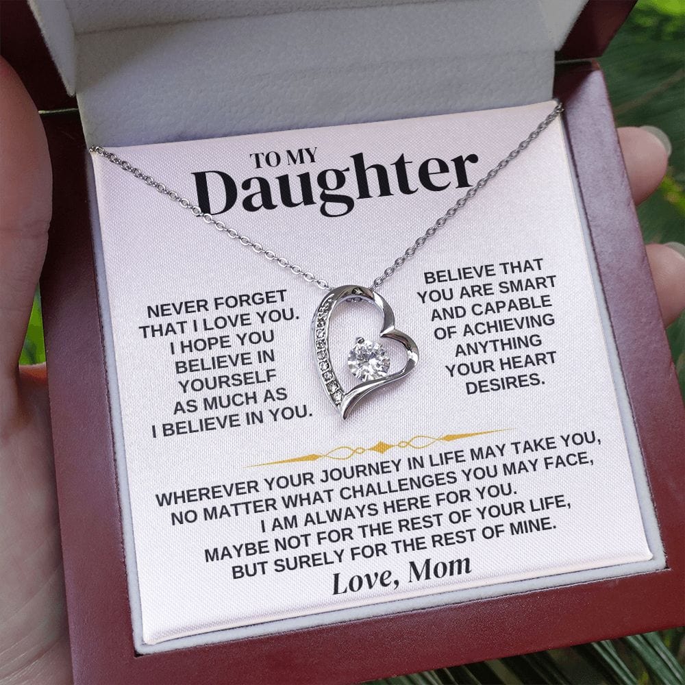 Jewelry To My Daughter - Love Mom - Necklace Gift Set - SS346