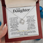Jewelry To My Daughter - Mom - Love Knot Necklace Gift Set - SS337