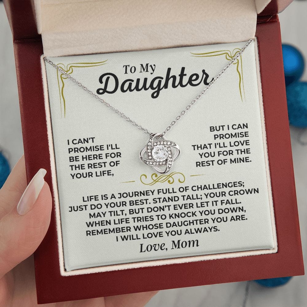 Jewelry To My Daughter - Stand Tall - Love Knot Gift Set - SS433V2