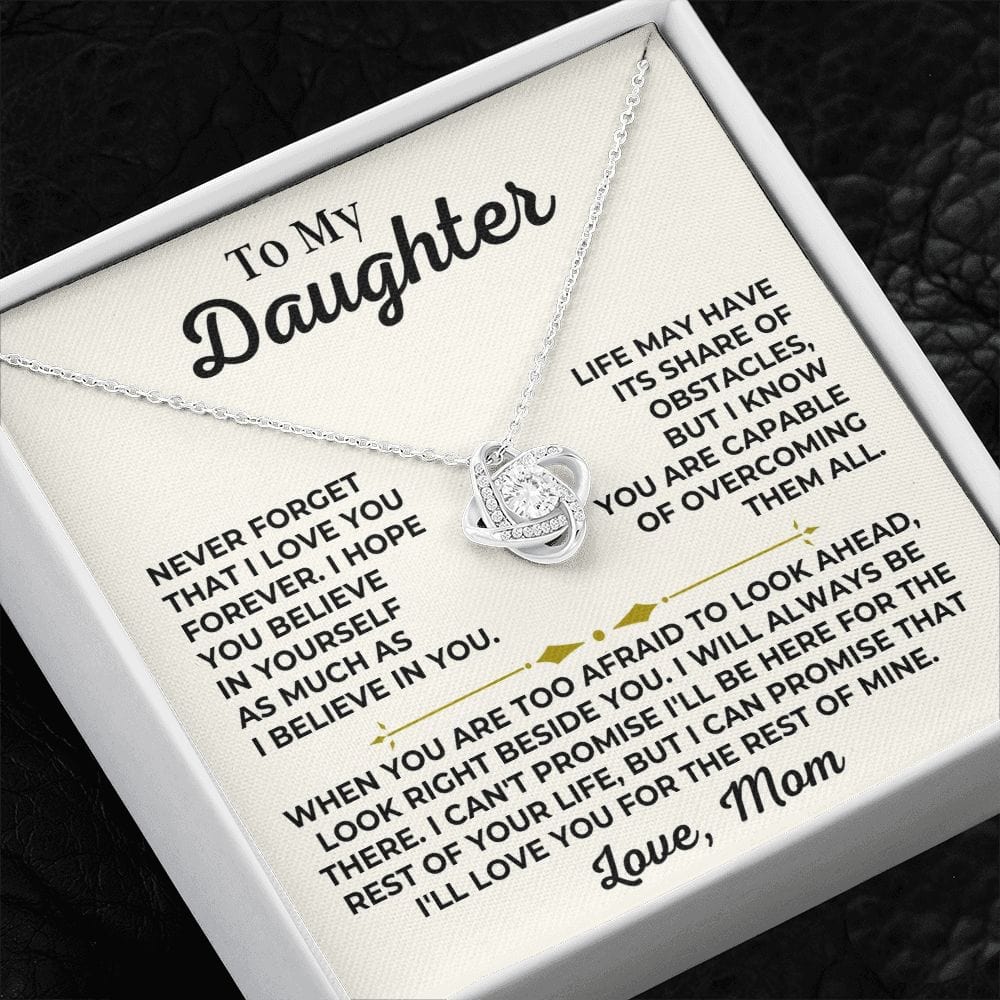 Jewelry To My Daughter - Stand Tall - Love Knot Gift Set - SS445