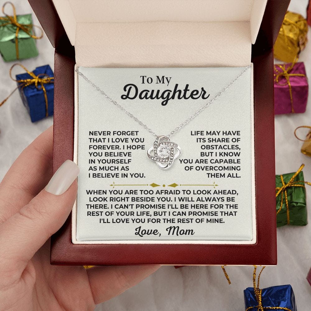 Jewelry To My Daughter - Stand Tall - Love Knot Gift Set - SS445