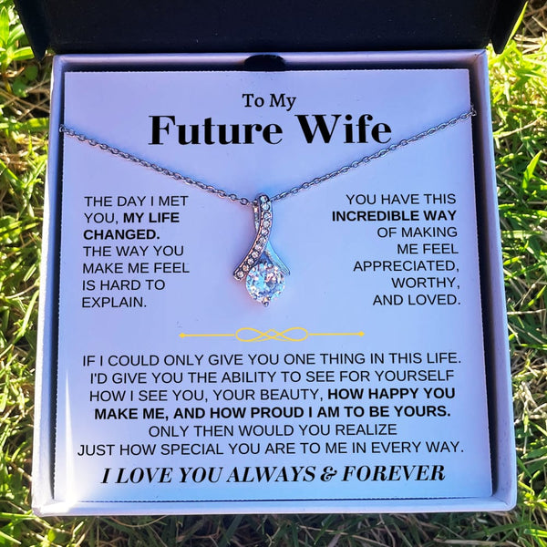 To My Beautiful Wife - Forever Love Necklace Gift Set – Crave Fancy