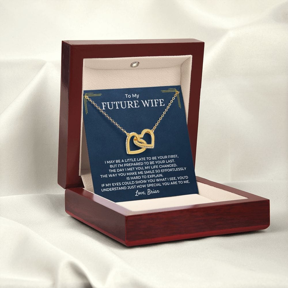 Jewelry To My Future Wife - Forever Linked Hearts Gift Set - SS406