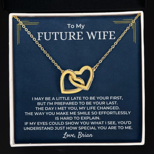 Jewelry To My Future Wife - Forever Linked Hearts Gift Set - SS406