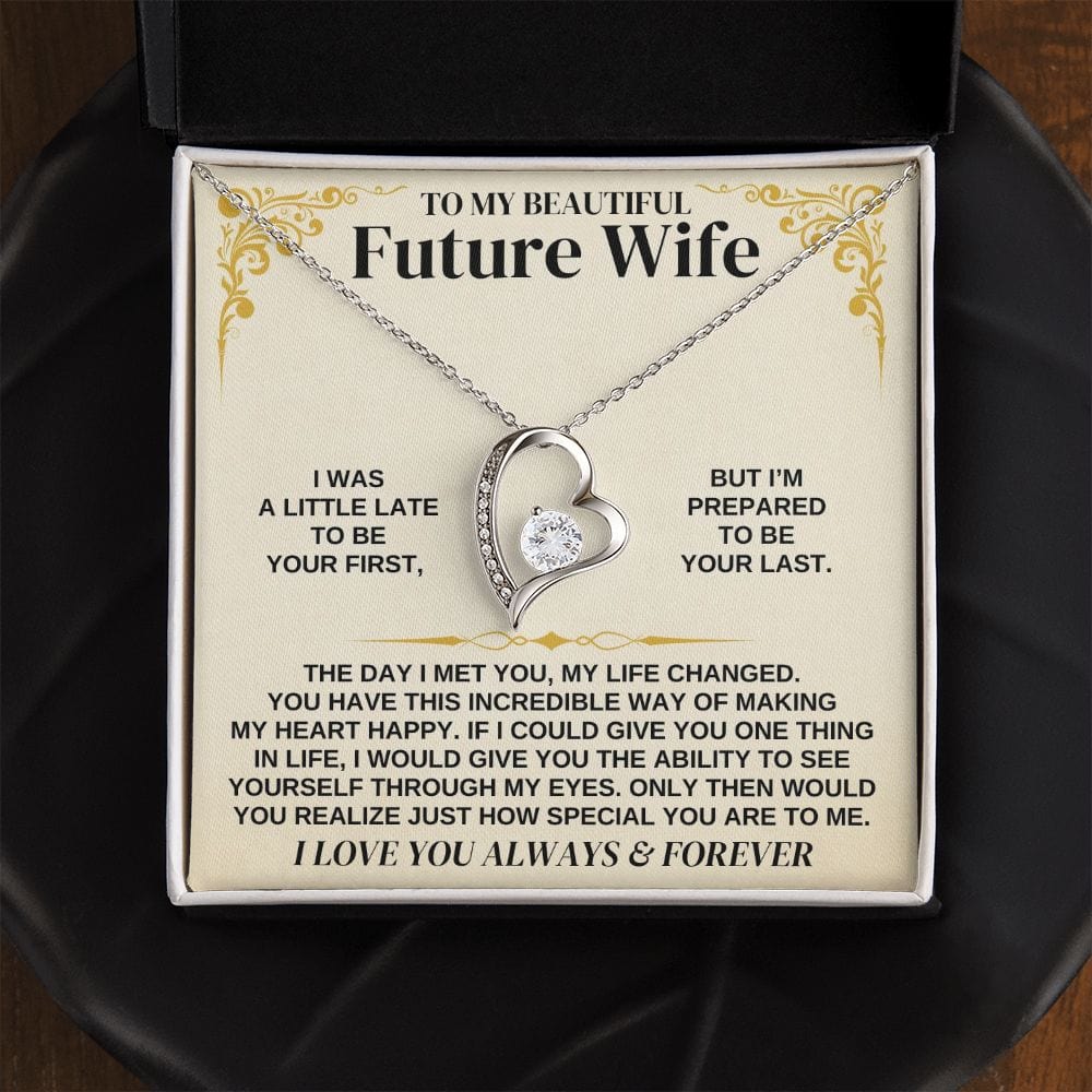 Jewelry To My Future Wife - Forever Love Necklace Gift Set - SS338