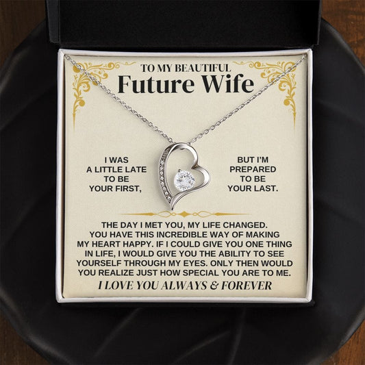 Jewelry To My Future Wife - Forever Love Necklace Gift Set - SS338