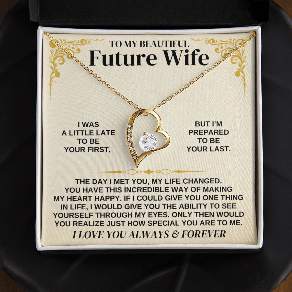 Jewelry To My Future Wife - Forever Love Necklace Gift Set - SS338