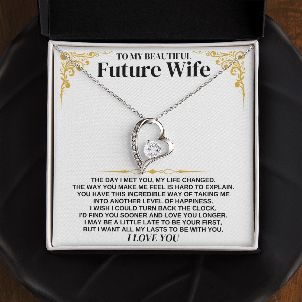 Jewelry To My Future Wife - Forever Love Necklace Gift Set - SS339