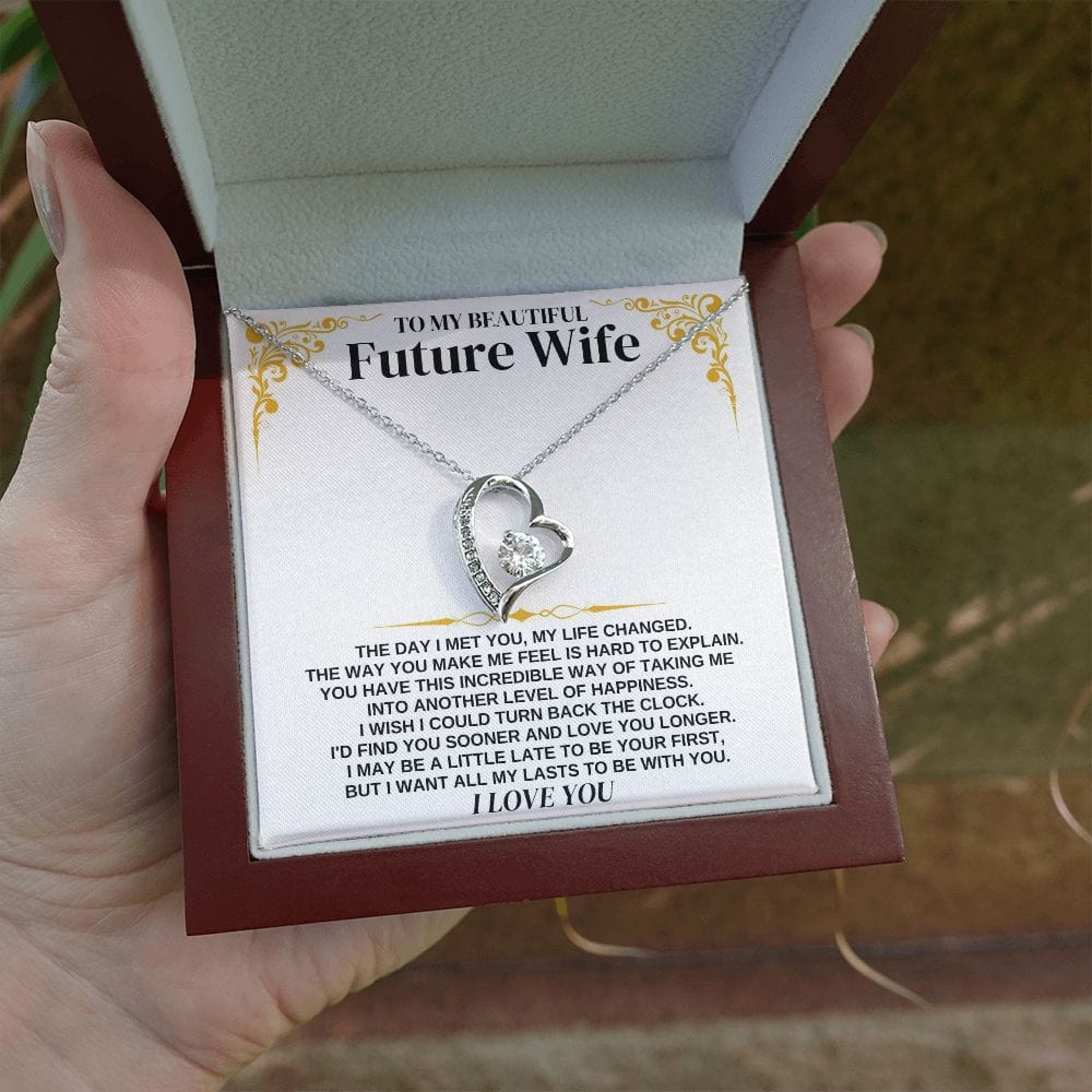 Jewelry To My Future Wife - Forever Love Necklace Gift Set - SS339