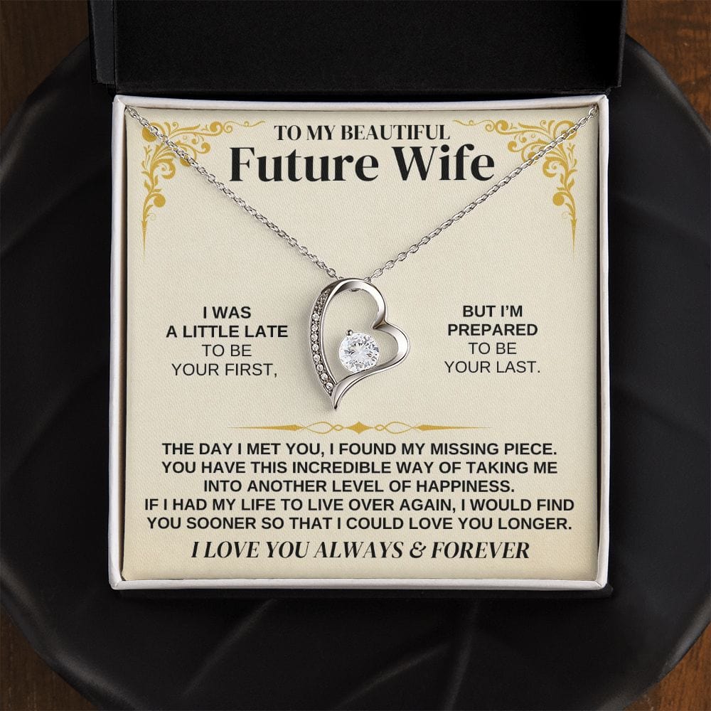Jewelry To My Future Wife - Forever Love Necklace Gift Set - SS340