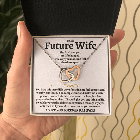 Jewelry To My Future Wife - Intertwined Hearts Gift Set - SS40