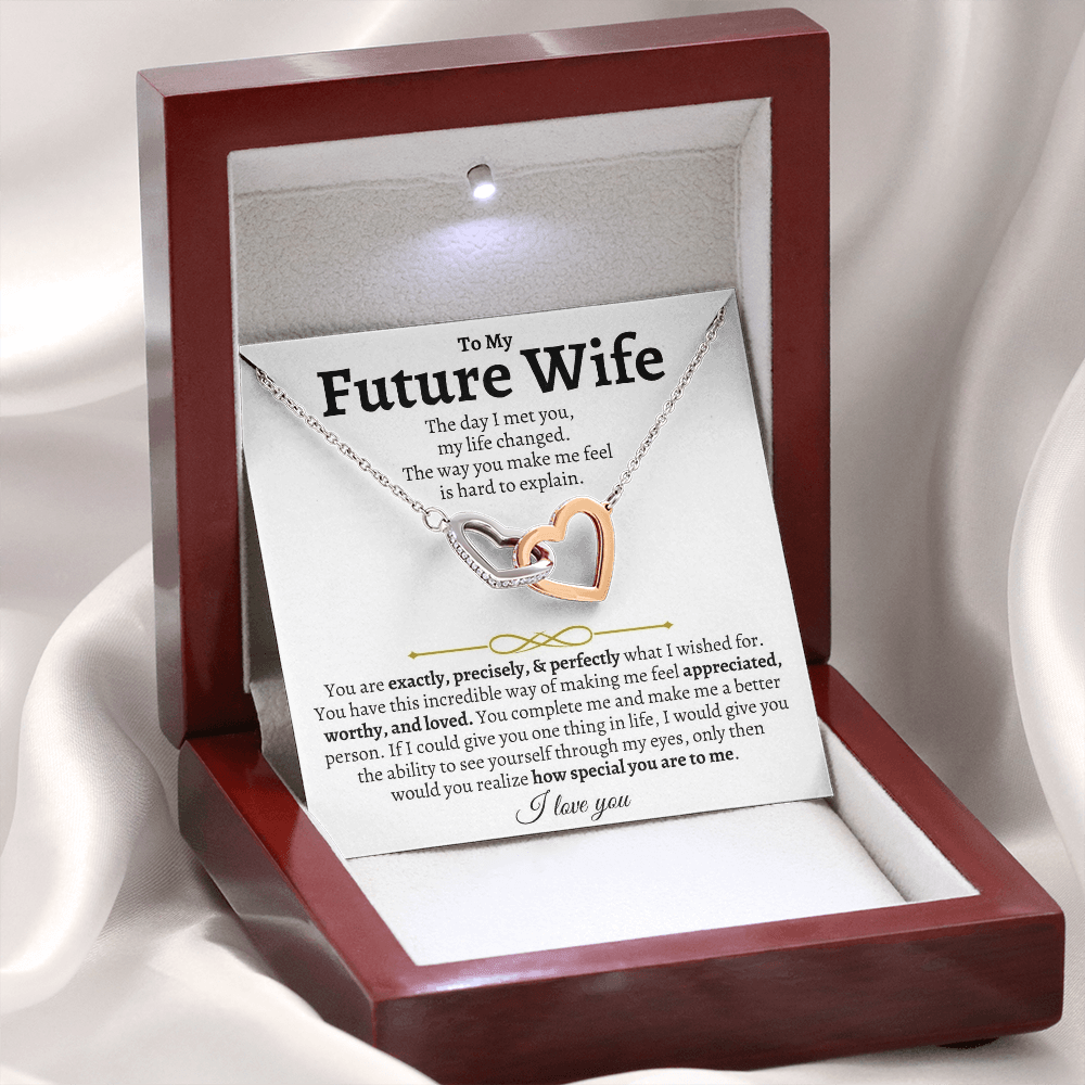 Jewelry To My Future Wife - Intertwined Hearts Gift Set - SS41