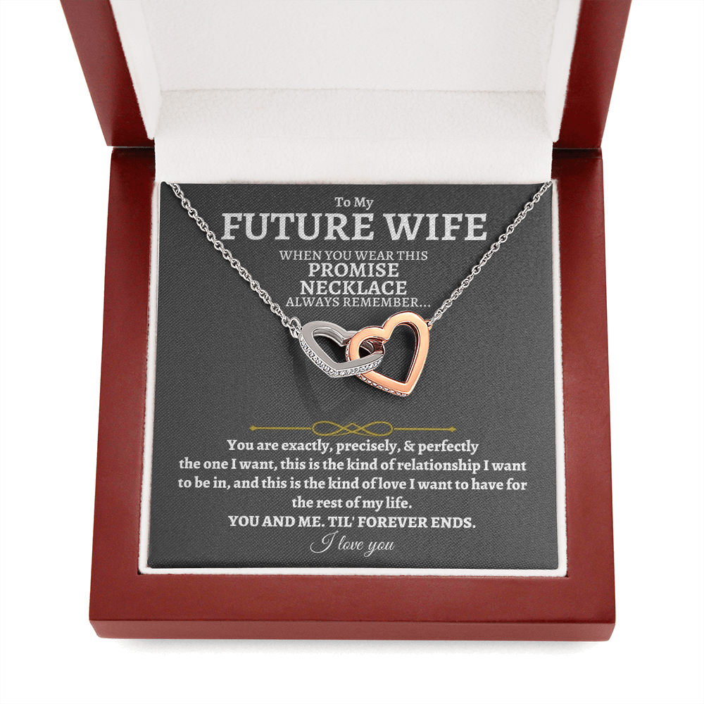 Jewelry To My Future Wife - Intertwined Hearts Gift Set - SS77