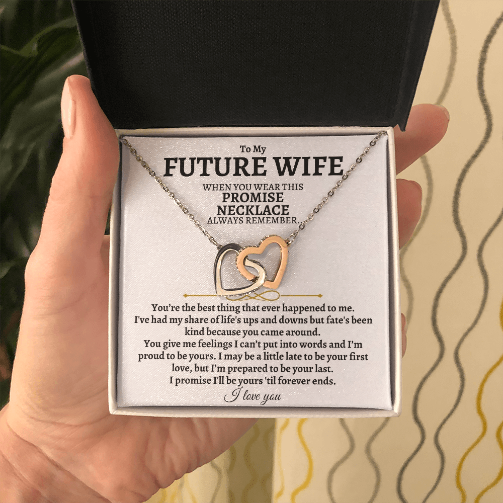 Jewelry To My Future Wife - Intertwined Hearts Gift Set - SS81