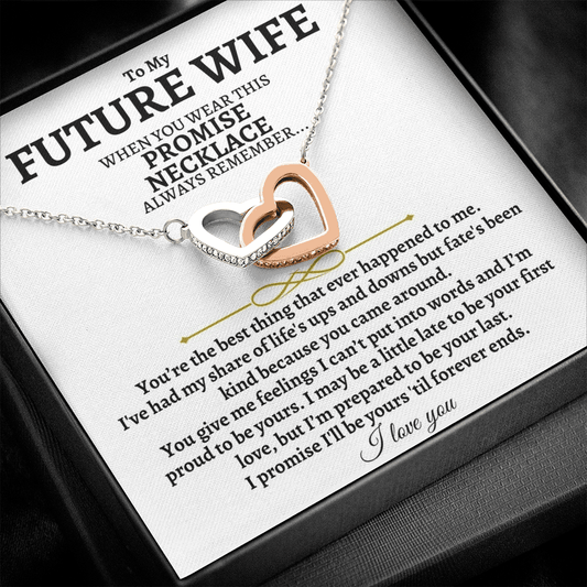 Jewelry To My Future Wife - Intertwined Hearts Gift Set - SS81