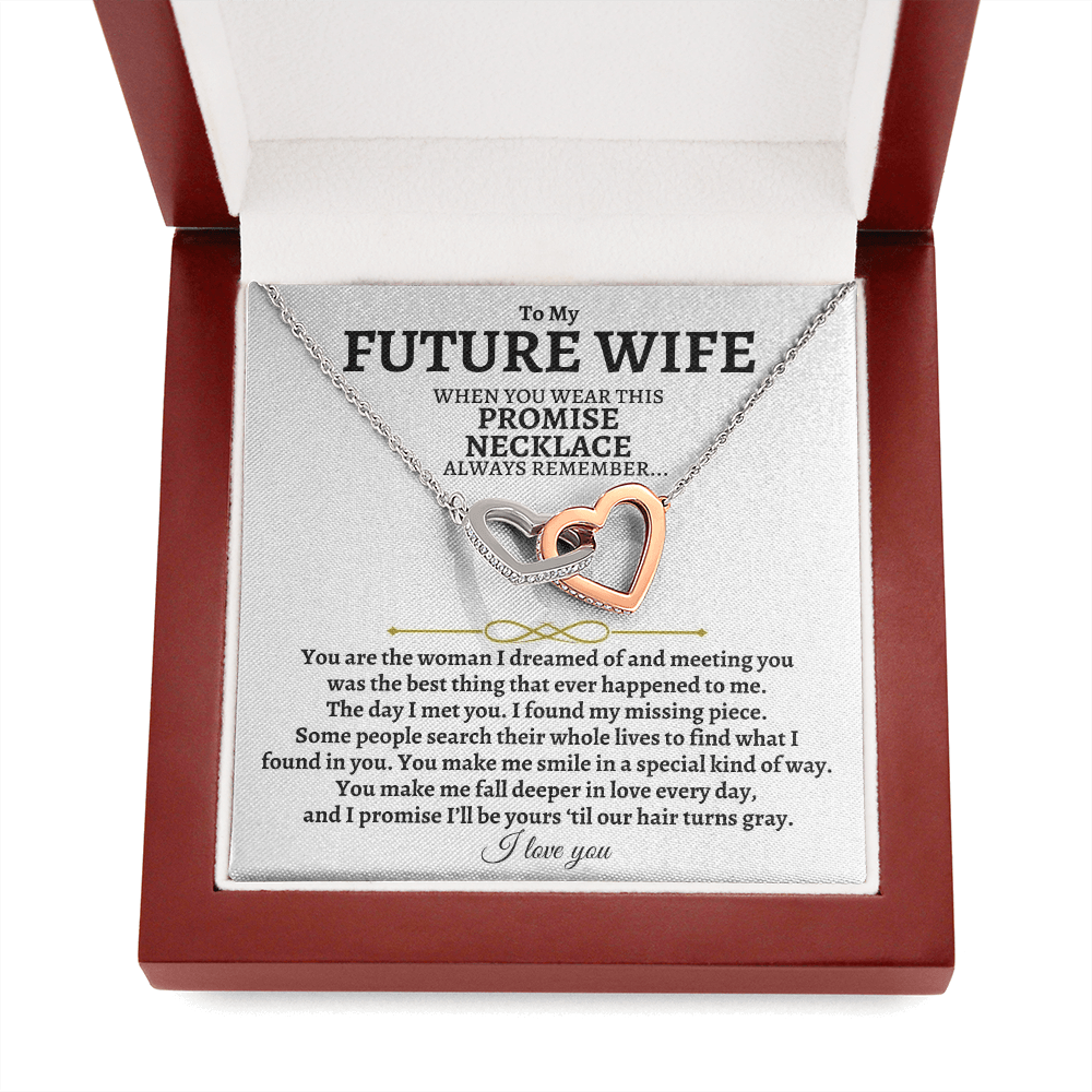 Jewelry To My Future Wife - Intertwined Hearts Gift Set - SS82