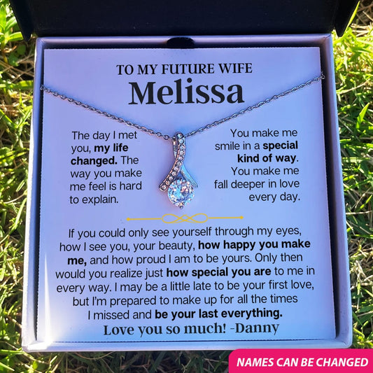 Jewelry To My Future Wife - Personalized Gift Set - SS194